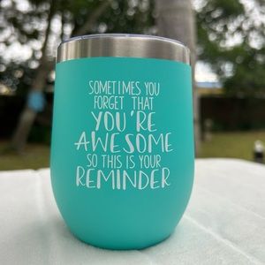 Wine cup - insulated with lid